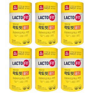 상품 이미지: 종근당건강 락토핏 골드 (리뉴얼)  2g x 50포 x 6통(300일분) HI