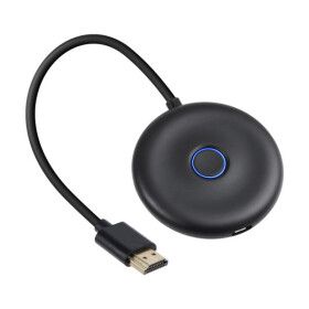 상품 이미지: 4K 미라캐스트 동글 듀얼밴드 스마트폰 아이폰 무선 미러링 동글이 HDMI TV 스마트뷰 연결 /COMS EC500
