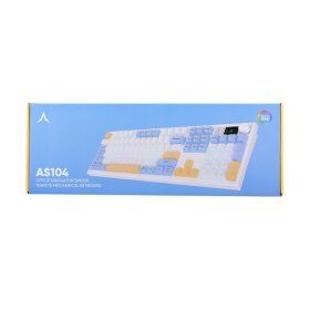 상품 이미지: ABKO 키보드 AS104 (104키/퀵스왑/조약돌)
