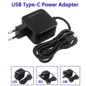 상품 이미지: 전원 공급 장치 PD 27W 5.1V 5A USB Type-C 어댑터 Raspberry Pi 5 RPI 5용 EU 미국 영국 플매트 카펫 러그