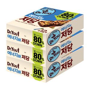 상품 이미지: 오리온 닥터유 에너지바 저당 50g 12입 x 3개(총36입)