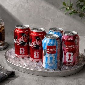 상품 이미지: 북중미 피파 월드컵 한정판ㅣ 코카콜라 355ml X 24캔 뚱캔 업소용
