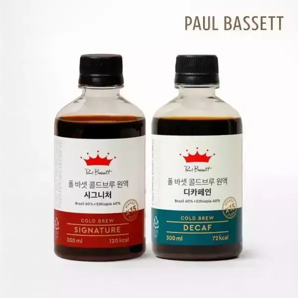 상품 이미지: 폴바셋 콜드브루 에스프레소 원액 2종 300ml 2병