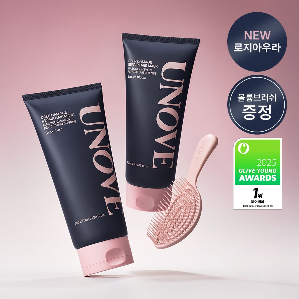 상품 이미지: [6월 올영픽/4년 연속 1위] 어노브 딥 데미지 리페어 헤어 마스크 (트리트먼트/헤어팩) 320ml 더블/듀오 기획