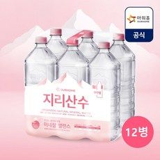 상품 이미지: 아워홈 지리산수 무라벨, 2L, 12개