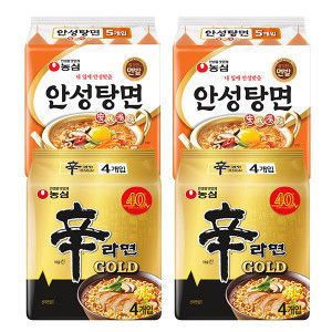 상품 이미지: 농심 신라면 골드 8개+안성탕면 10개