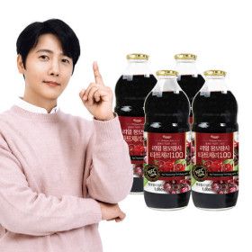 상품 이미지: NFC착즙 몽모랑시 타트체리 주스 원액 1000ml x4병 / 튀르키예산 타트체리즙 타트체리 100%