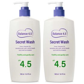 상품 이미지: 약산성 여성청결제 대용량 500ml 2개 Y존 이너 퍼퓸 케어 젤 질 순한 세정제 페미닌 워시