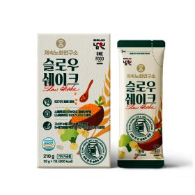 상품 이미지: 슬로우쉐이크 선식 미숫가루 7포 귀리 파로 렌틸콩 (프리미엄 곡물) (식사대용) (2번구매시흑침환EVENT)