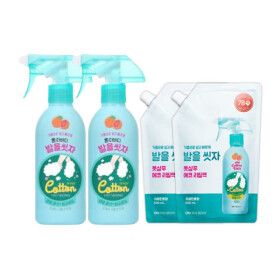 상품 이미지: 온더바디 코튼풋 발을씻자 풋샴푸 자몽 385ml 2개+리필 500ml 2개