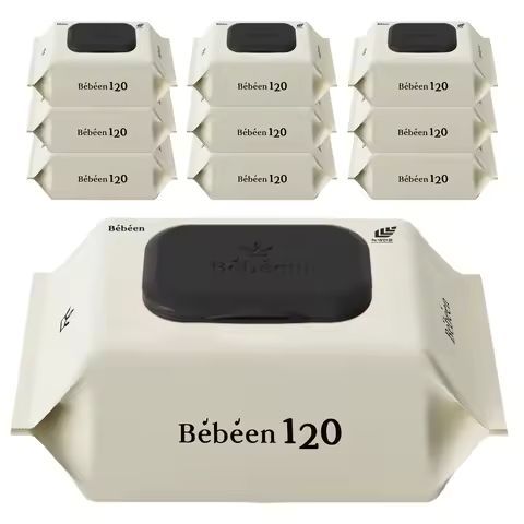 상품 이미지: 베베앙 120 엠보싱 물티슈 캡형 120매 10팩