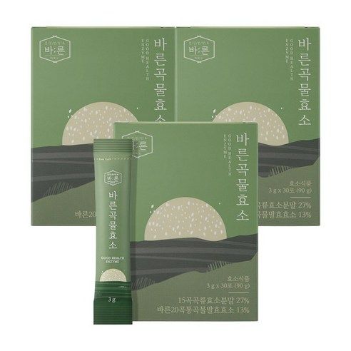 상품 이미지: 건강한약속 바른 곡물효소 누룽지맛, 90g, 3개