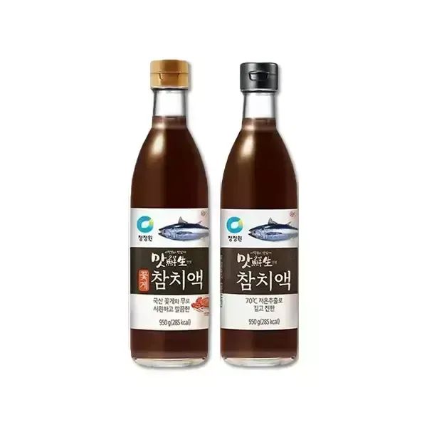 상품 이미지: 청정원 맛선생 꽃게참치액 950g, 1개 + 참치액 950g, 1개