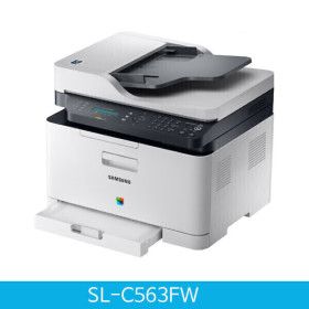 상품 이미지: 삼성정품 SL-C563FW 컬러레이저 팩스복합기(인쇄/복사/스캔/팩스/유무선출력/정품토너포함) /새상품