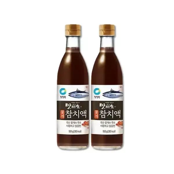 상품 이미지: 청정원 맛선생꽃게참치액 950g, 2개