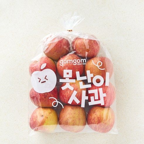 상품 이미지: 곰곰 맛있는 보조개 사과, 2.5kg(11~17입), 1봉