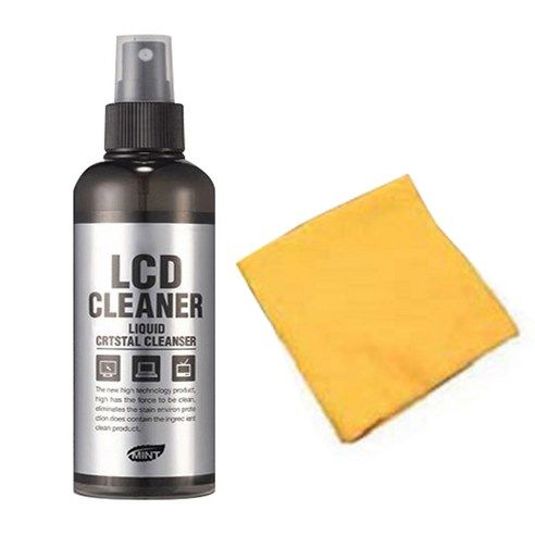 상품 이미지: MINT LCD 클리너 + 극세사 융, 200ml, 1세트
