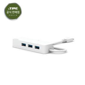 상품 이미지: ipTIME ipTIME U1003C 4포트 USB C타입 허브 기가비트 랜카드 Hlu