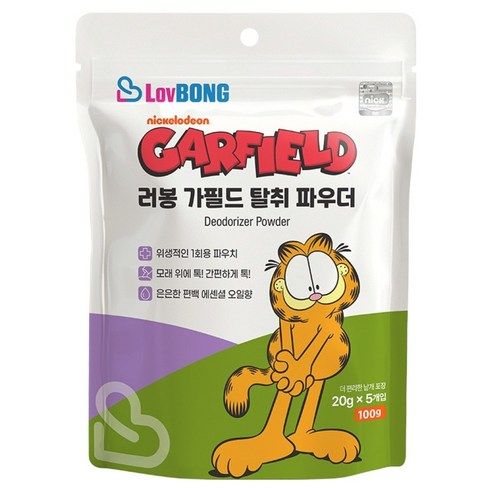 상품 이미지: 러봉 고양이 가필드 디오더라이저 파우더 탈취제