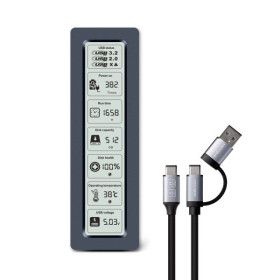 상품 이미지: 유니콘 MSD-L50 USB3.2 Gen2 스마트LCD M.2 NVME SSD 외장케이스