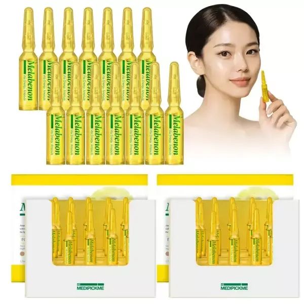 상품 이미지: [2BOX] 비타민 이데베논 주름&기미 개선 앰플 세트 [메디픽미] 멜라베논 비타에너지 앰플 /리포좀 이데베논 멜라닌 미백