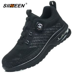 상품 이미지: SIISEEN 남자 여름 안전화 마모에 강한 작업화S-469-2 안전화 작업화 환기