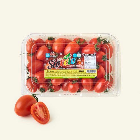 상품 이미지: 스윗토 스테비아 대추방울토마토, 1kg, 1개