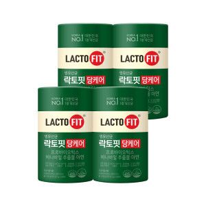 상품 이미지: (10%결제할인)종근당건강 락토핏 당케어 4통(240포) 8개월분