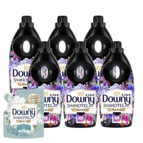 상품 이미지: 다우니 호텔컬렉션 섬유유연제 미스티크 1L 6개 +다우니 화이트티 200mL