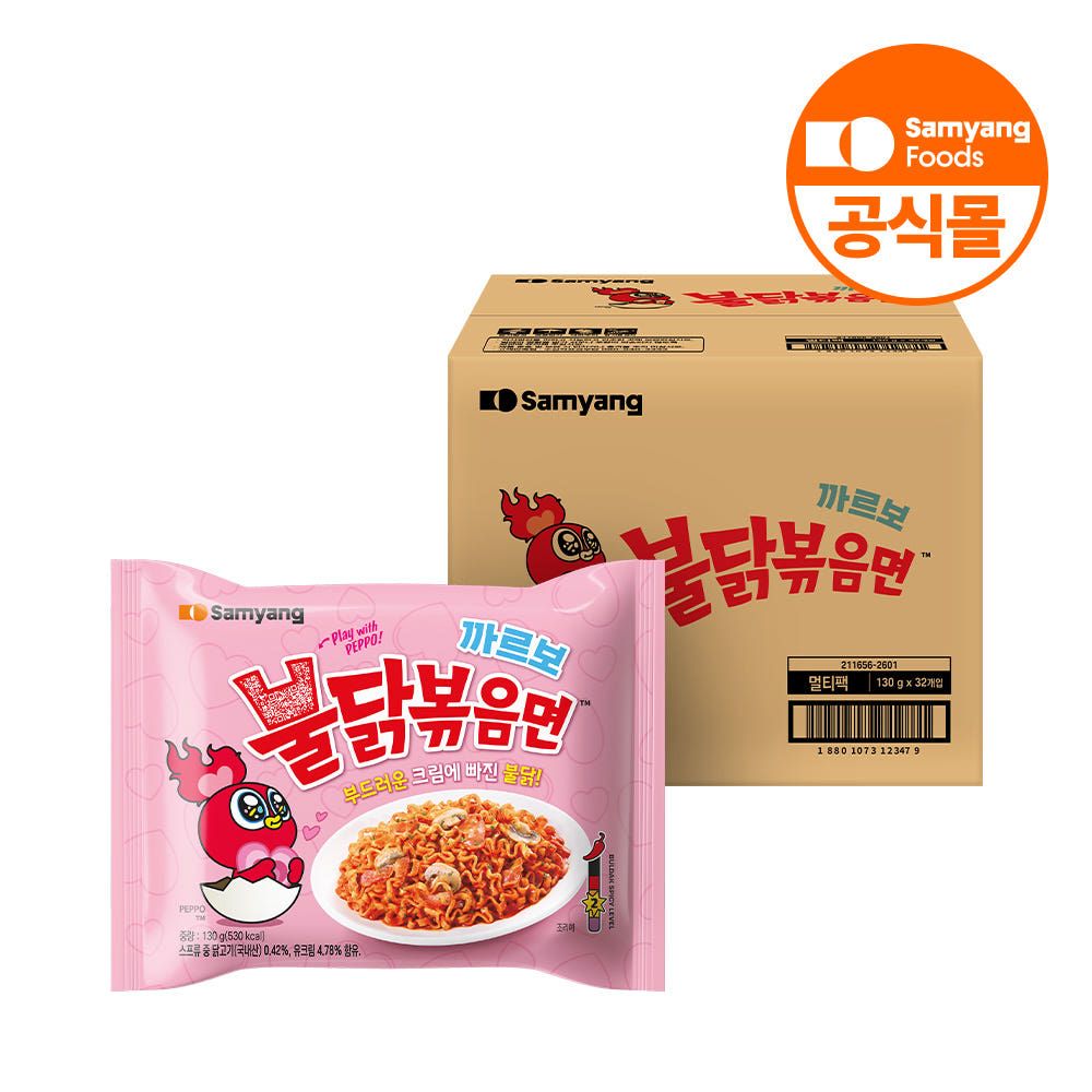 상품 이미지: 삼양식품 까르보불닭볶음면 130g, 32개