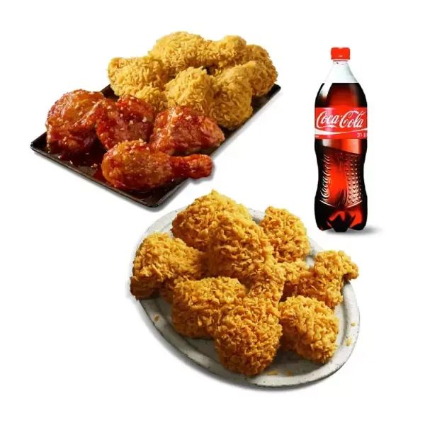 상품 이미지: [BBQ] 황올반+BBQ양념반+크리스피반+콜라1.25L