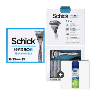상품 이미지: 쉬크 하이드로5 스킨프로텍트 기획 (핸들1+날13+커버1) +(증정) 라임폼 210g