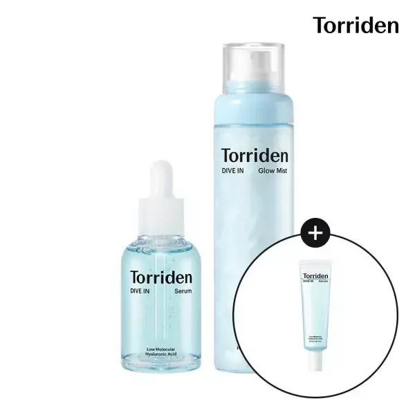 상품 이미지: [SET] 토리든 다이브인 저분자 히알루론산 글로우 미스트 120ml+다이브인 세럼 50ml (+세럼 20ml)