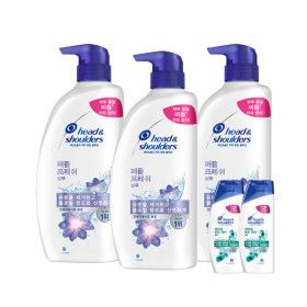 상품 이미지: 헤드앤숄더 퍼퓸프레쉬 800ml 샴푸 3개 + 미니샴푸 2개 s