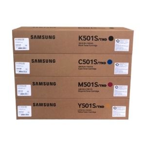 상품 이미지: 삼성 정품 CLT-K501S/C501S/M501S/Y501S 4색세트 토너 SL-X5230NR