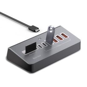 상품 이미지: 버티컬 C타입 USB 8in1 멀티 허브  SD카드 리더 가능