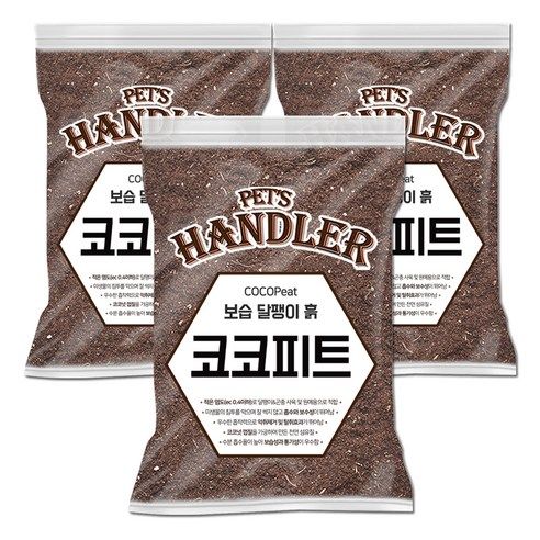 상품 이미지: 펫츠핸들러 코코피트 보습 달팽이 흙, 2L, 3개