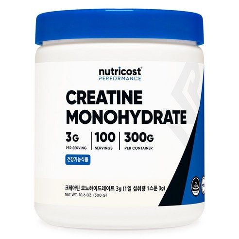 상품 이미지: 뉴트리코스트 정품 크레아틴 분말, 300g, 1개