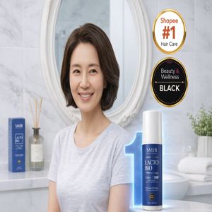 상품 이미지: 스미브 락토바이오 염색 샴푸 200ml _ 블랙컬러 누적 판매 30만개 N이버 랭킹 1위 염색샴푸