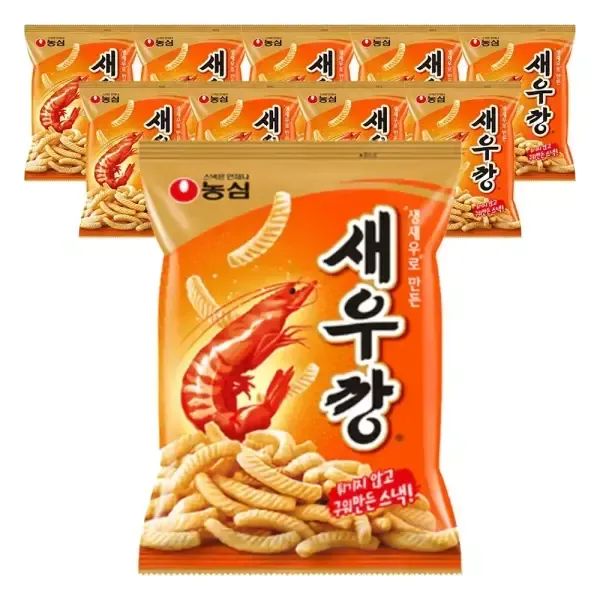 상품 이미지: 농심 새우깡, 90g, 10개