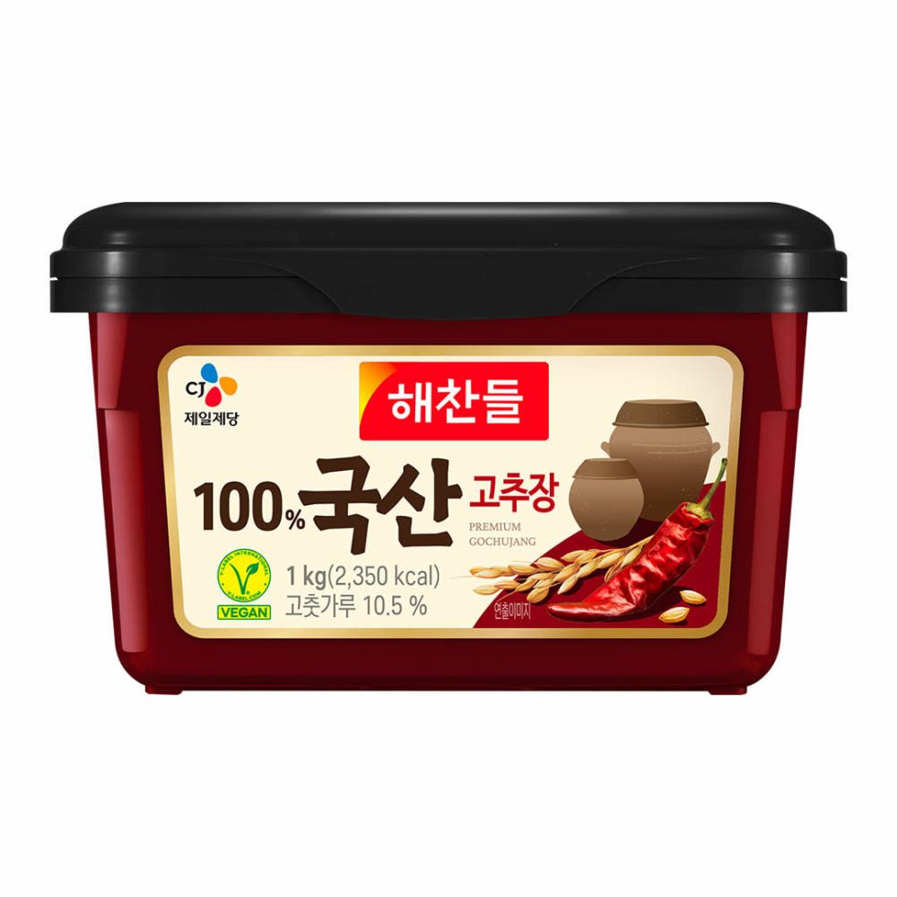 상품 이미지: 해찬들 100% 국산 고추장 1kg, 1개