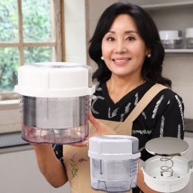 상품 이미지: 홍여진의 하이로 빅스텐 짤순이 골드 대용량 탈수기 야채 유청분리기 수분제거 거름망