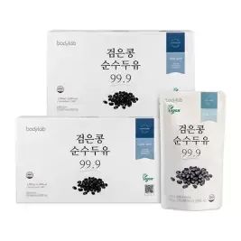 상품 이미지: [T쇼페] 바디랩 검은콩 순수두유 99.9, 185ml, 20포, 2박스