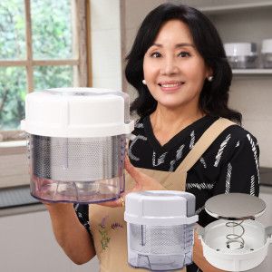 상품 이미지: 홍여진의 하이로 빅스텐 짤순이 골드 대용량 탈수기 야채 유청분리기 수분제거 거름망