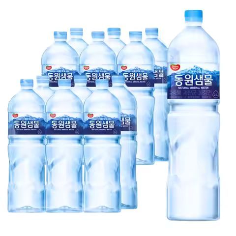 상품 이미지: 동원샘물 2Lx24병/12병 (유,무라벨 혼용출고) 당일출고 생수