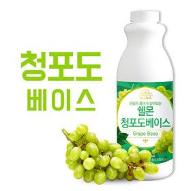 상품 이미지: 쉘몬 과일농축액에이드베이스 1kg 청포도 스무디/주스
