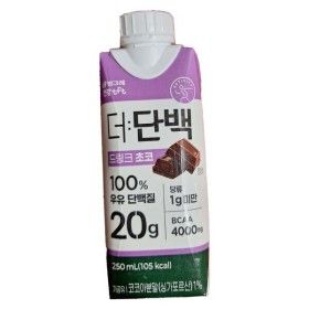 상품 이미지: 더단백 프로틴 드링크 초코 250ml 18개