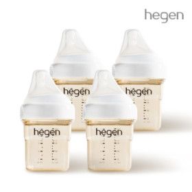 상품 이미지: 헤겐 애착젖병 PPSU 150ml 쿼드라팩(4P) (꼭지포함) / 240ML 330ML 젖병