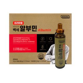 상품 이미지: 로지나 프리미엄 오한진의 백세알부민 마시는 알부민 33g x 30병(990g) 1박스  디카라이프