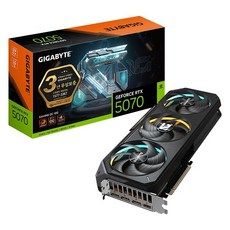 상품 이미지: GIGABYTE 지포스 RTX 5070 GAMING OC D7 12GB 피씨디렉트, 블랙 1개